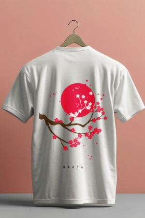 Relgular flowered design T-Shirt